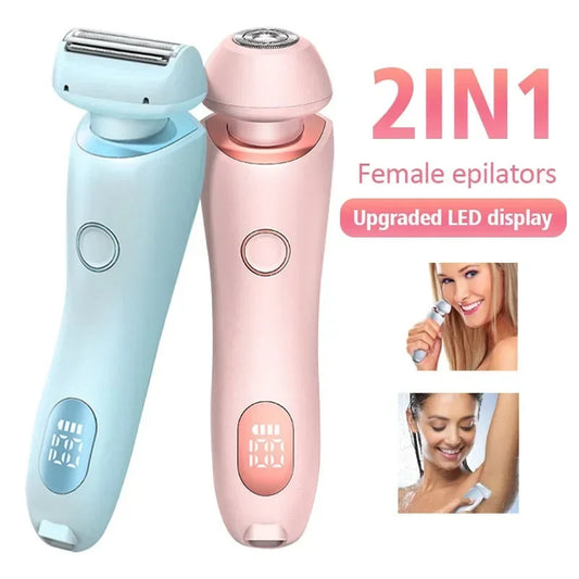 Bluepresents 2-in-1 hair removal Epilator USB rechargeable (women)